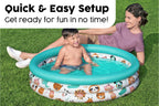 40" Safari Themed Kids Inflatable Paddling Pool