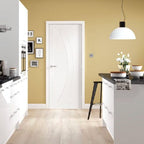 Salerno Internal White Primed Fire Door - 1981 x 762 x 44mm