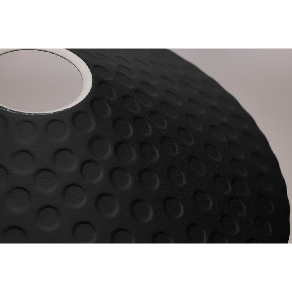 Satco 80-2843 8-Inch Textured Black Metal Dark Sky Shade for Patio String Lights