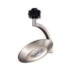 Satco Orb Track Head, H-Type, Brushed Nickel, Selectable CCT, 1020 Lumens, 24° Beam Angle