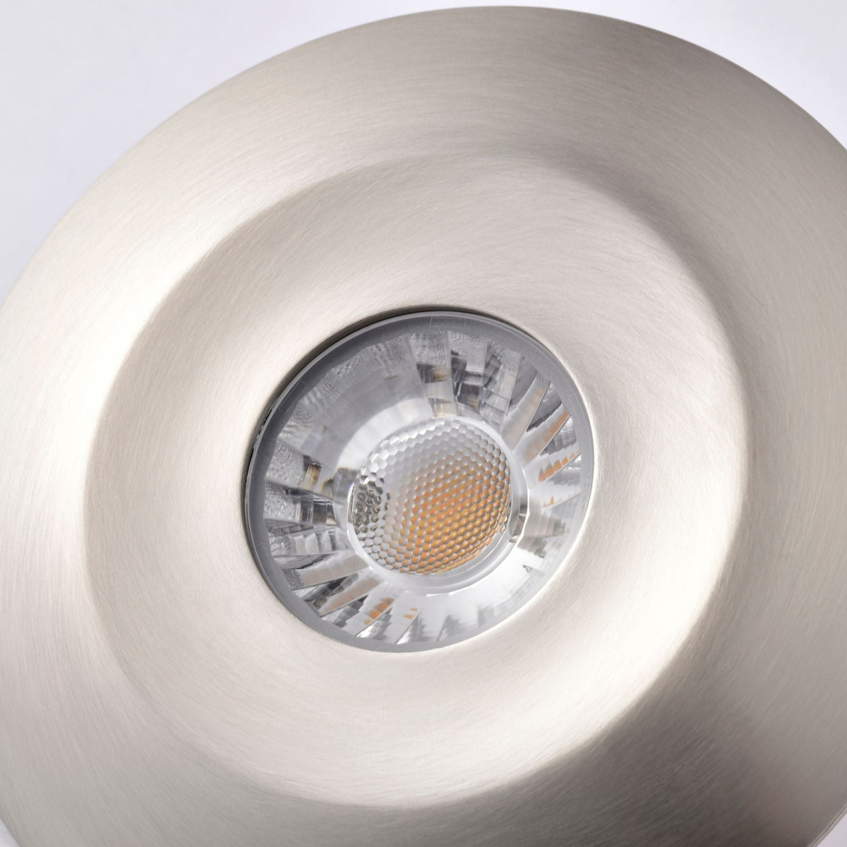 Satco Orb Track Head, H-Type, Brushed Nickel, Selectable CCT, 1020 Lumens, 24° Beam Angle