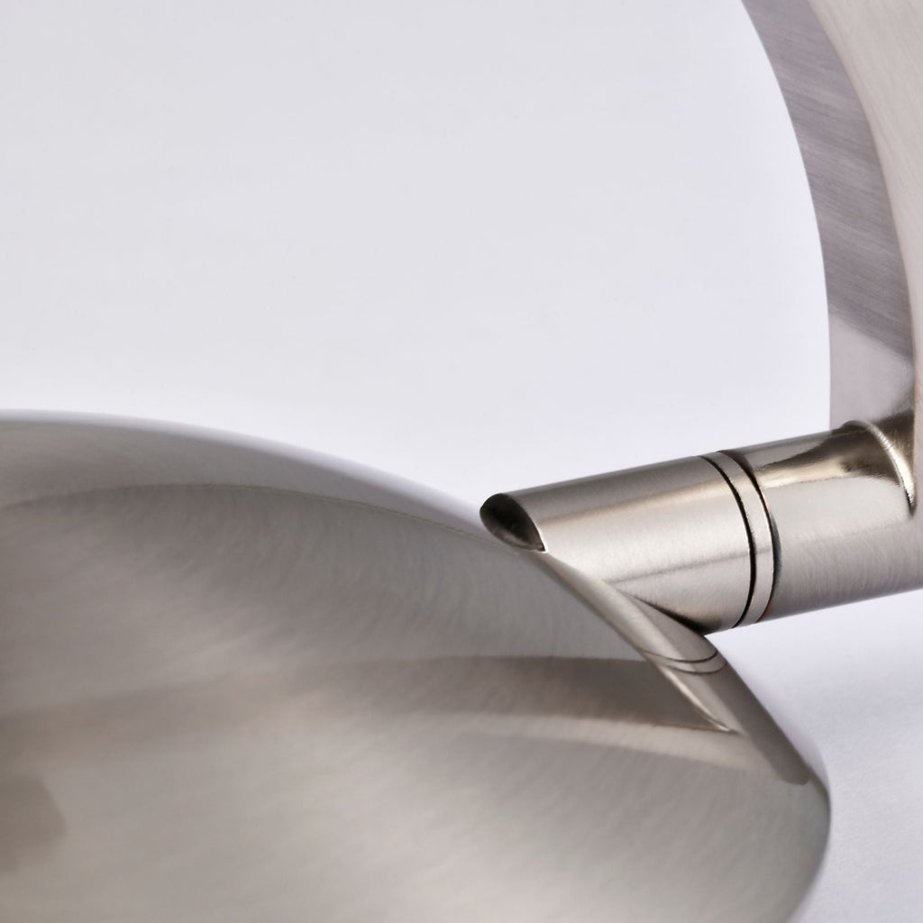 Satco Orb Track Head, H-Type, Brushed Nickel, Selectable CCT, 1020 Lumens, 24° Beam Angle