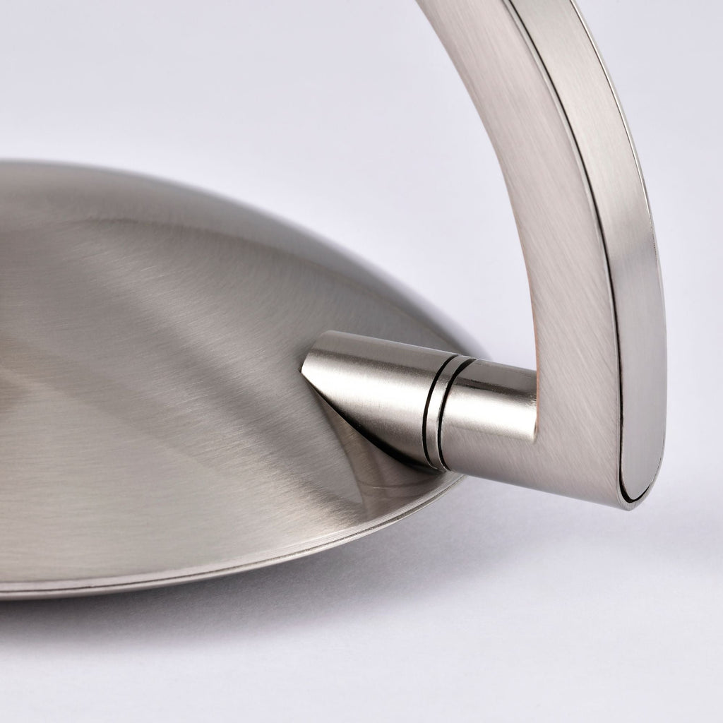 Satco Orb Track Head, H-Type, Brushed Nickel, Selectable CCT, 1020 Lumens, 24° Beam Angle