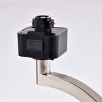 Satco Orb Track Head, H-Type, Brushed Nickel, Selectable CCT, 1020 Lumens, 24° Beam Angle