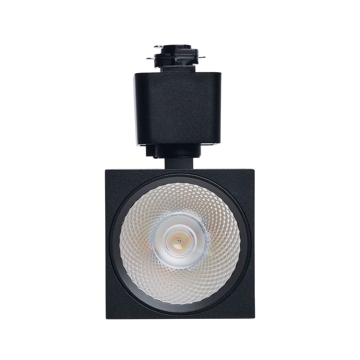 Satco Square Track Head, H-Type, Black, Selectable CCT, 500 Lumens, 36° Beam Angle