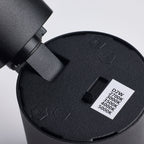 Satco Round Track Head, H-Type, Black, Selectable CCT, 500 Lumens, 36° Beam Angle