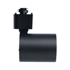 Satco Round Track Head, H-Type, Black, Selectable CCT, 500 Lumens, 36° Beam Angle