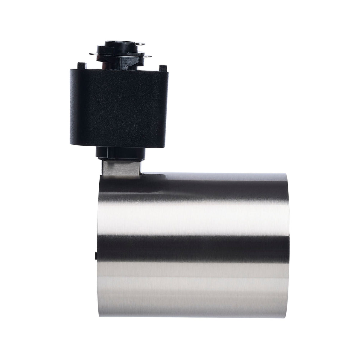 Satco Round Track Head, H-Type, Brushed Nickel, Selectable CCT, 500 Lumens, 36° Beam Angle