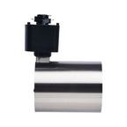 Satco Round Track Head, H-Type, Brushed Nickel, Selectable CCT, 500 Lumens, 48° Beam Angle