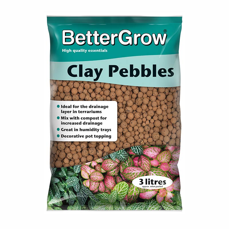 Growth Technology BetterGrow Clay Pebbles 8–16mm for Drainage & Pots