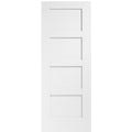 Shaker 4 Panel Internal White Primed Door