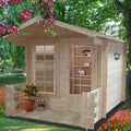Maulden Log Cabin w/ Veranda - All Sizes