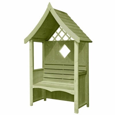 Arum Arbour Seat - 4ft x 2ft (Pressure Treated)
