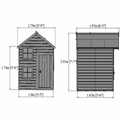 Croft Playhouse - 5ft x 5ft