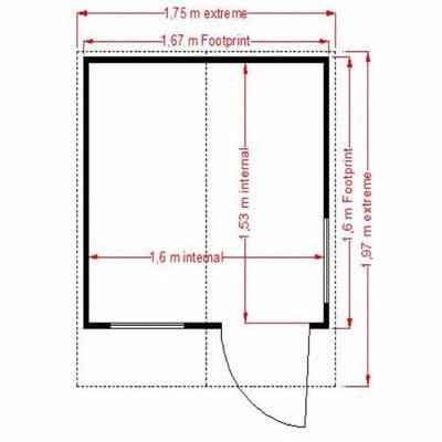 Croft Playhouse - 5ft x 5ft