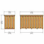 Sawn Log Box (Pressure Treated)