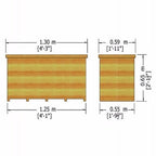 Storage Box  - 4ft x 2ft (Tongue and Groove)