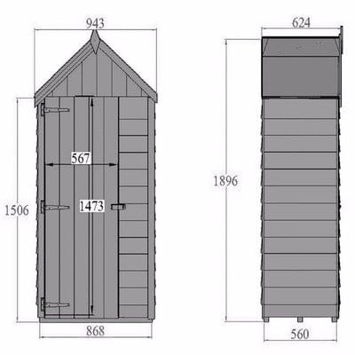 Overlap Tool Store - 3ft x 2ft