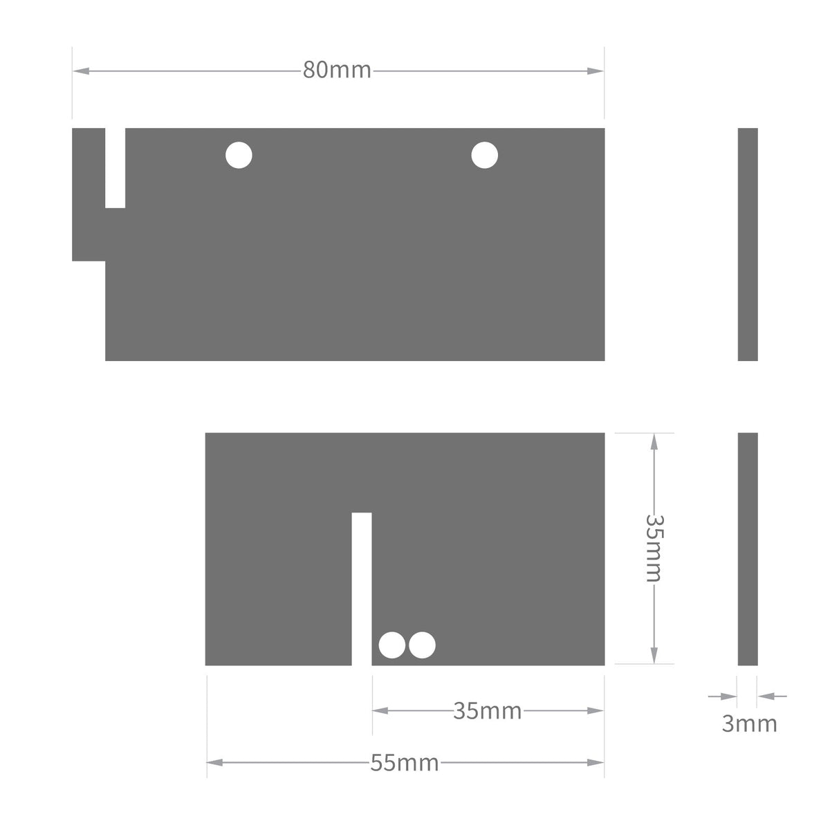 Side-Fix Glazing Bar Retaining Plate