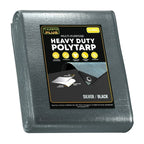 Silver/Black Poly Tarp 30' x 60'