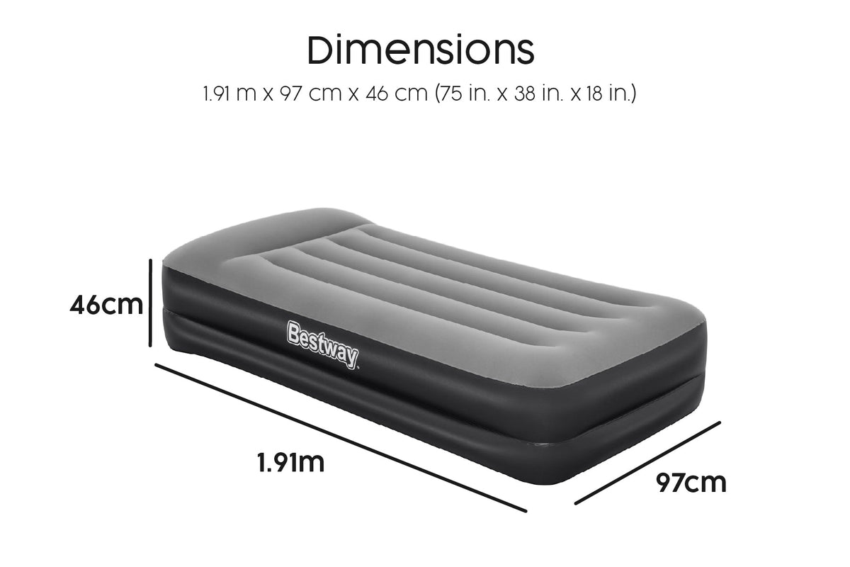 Tritech Air Mattress Twin Built-in AC pump