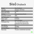 SISU Dryback Vinyl Flooring Tiles - 457mm x 457mm (20 Pack) - Italian Marble