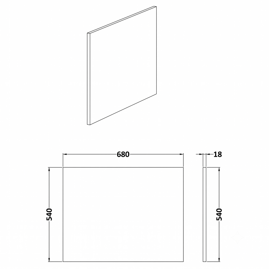 Solvex End Bath Panel with Plinth
