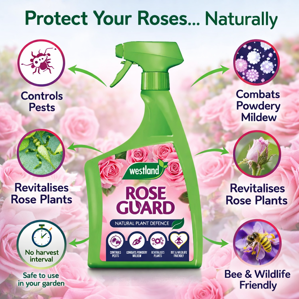 Westland Rose Guard Gardening Natural Rose Guard 800ml Spray RTU