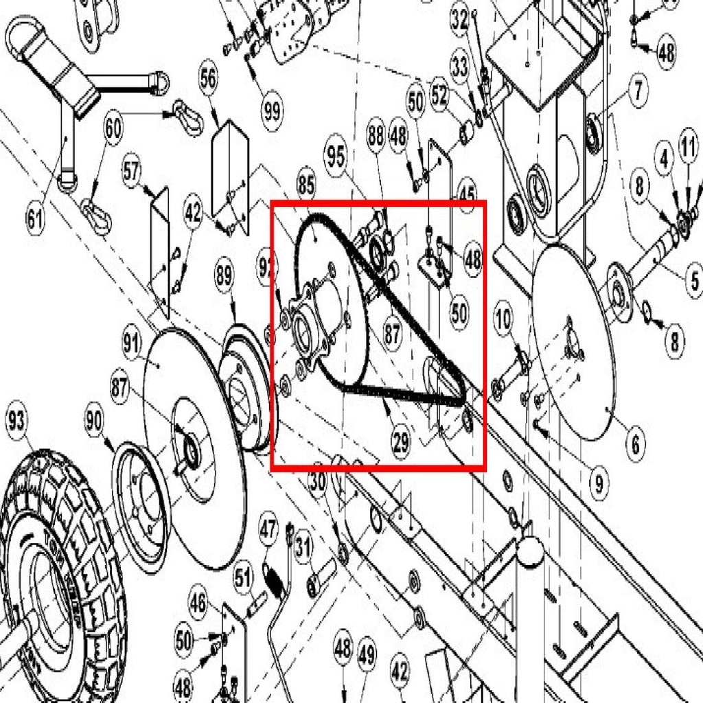 Xebex XT3 Sled PARTS