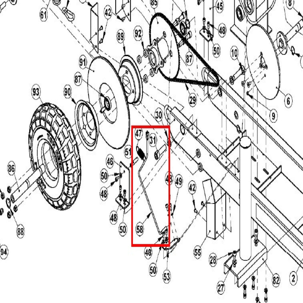 Xebex XT3 Sled PARTS