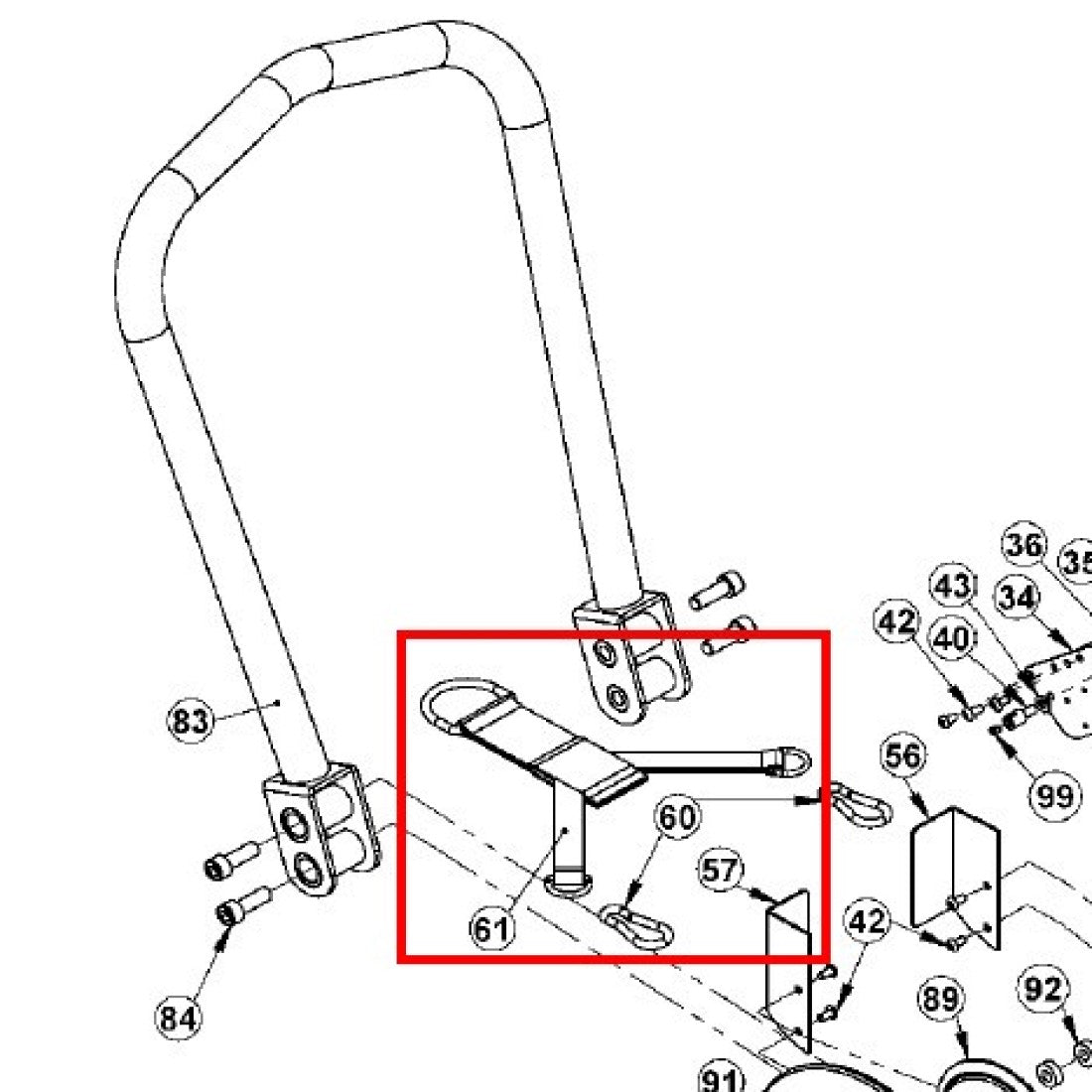 Xebex XT3 Sled PARTS