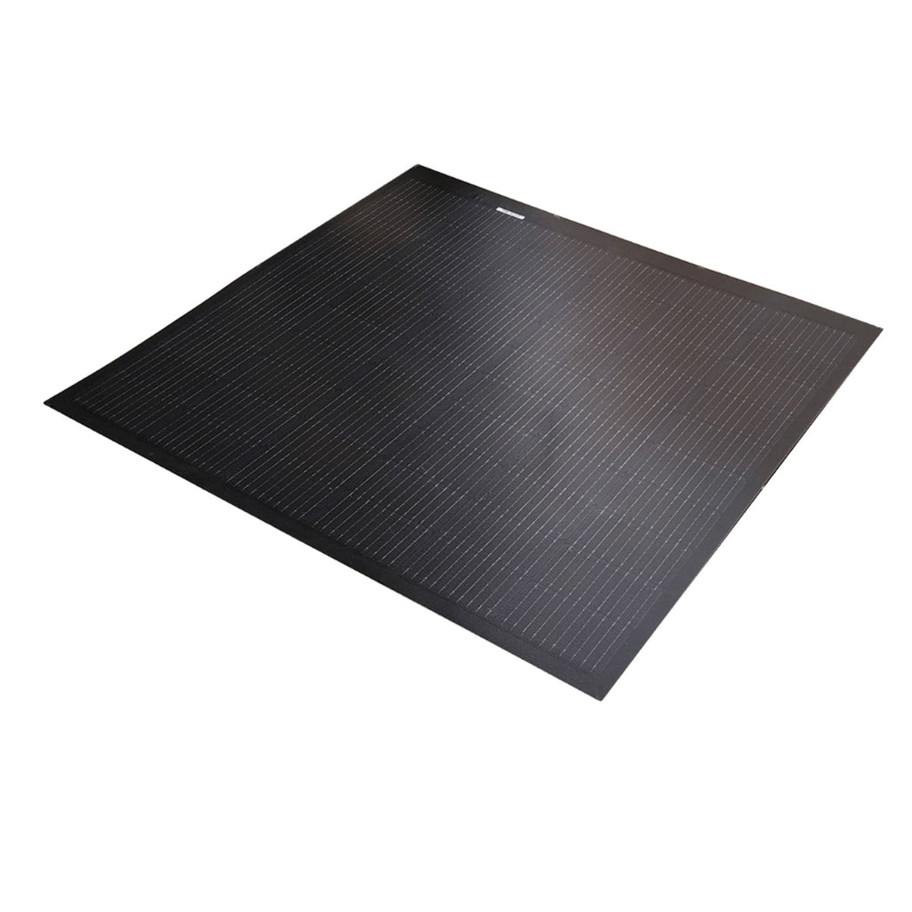 Sunman 200W eArc Black Square Flexible Solar Panel - Junction Box Underneath