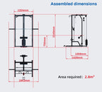 Muscle Motion SM1002P Smith Machine + Plate Loaded High Low Pulley
