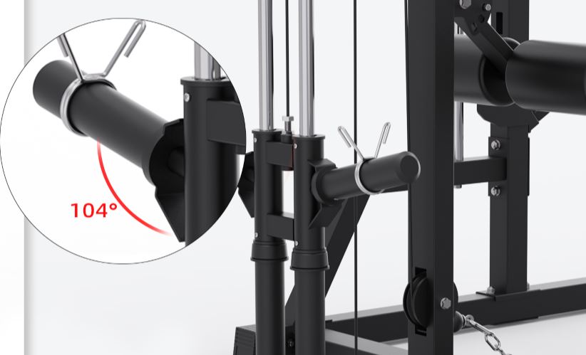 Muscle Motion SM1002P Smith Machine + Plate Loaded High Low Pulley