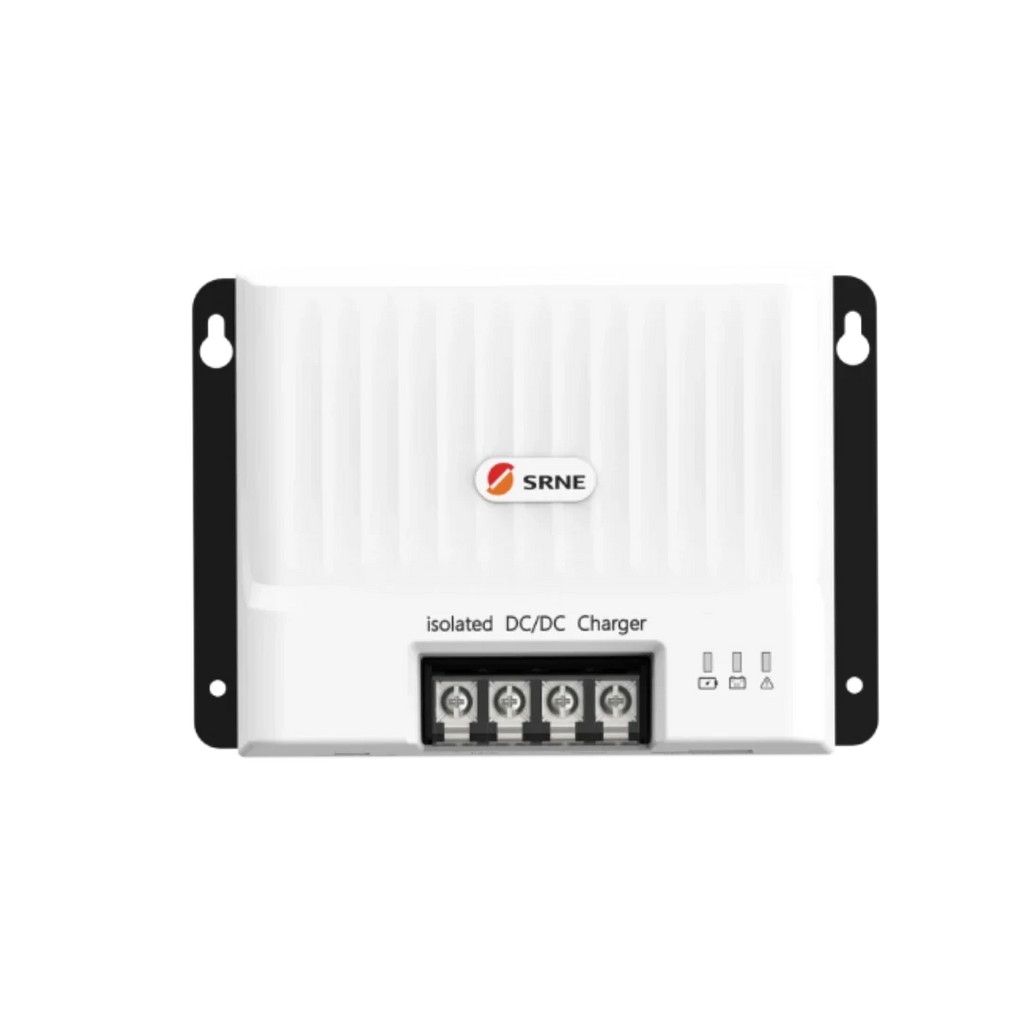 12V Battery To Battery Charger Kit - Includes SRNE DCI12-1230 DC-DC Charger with built-in Bluetooth