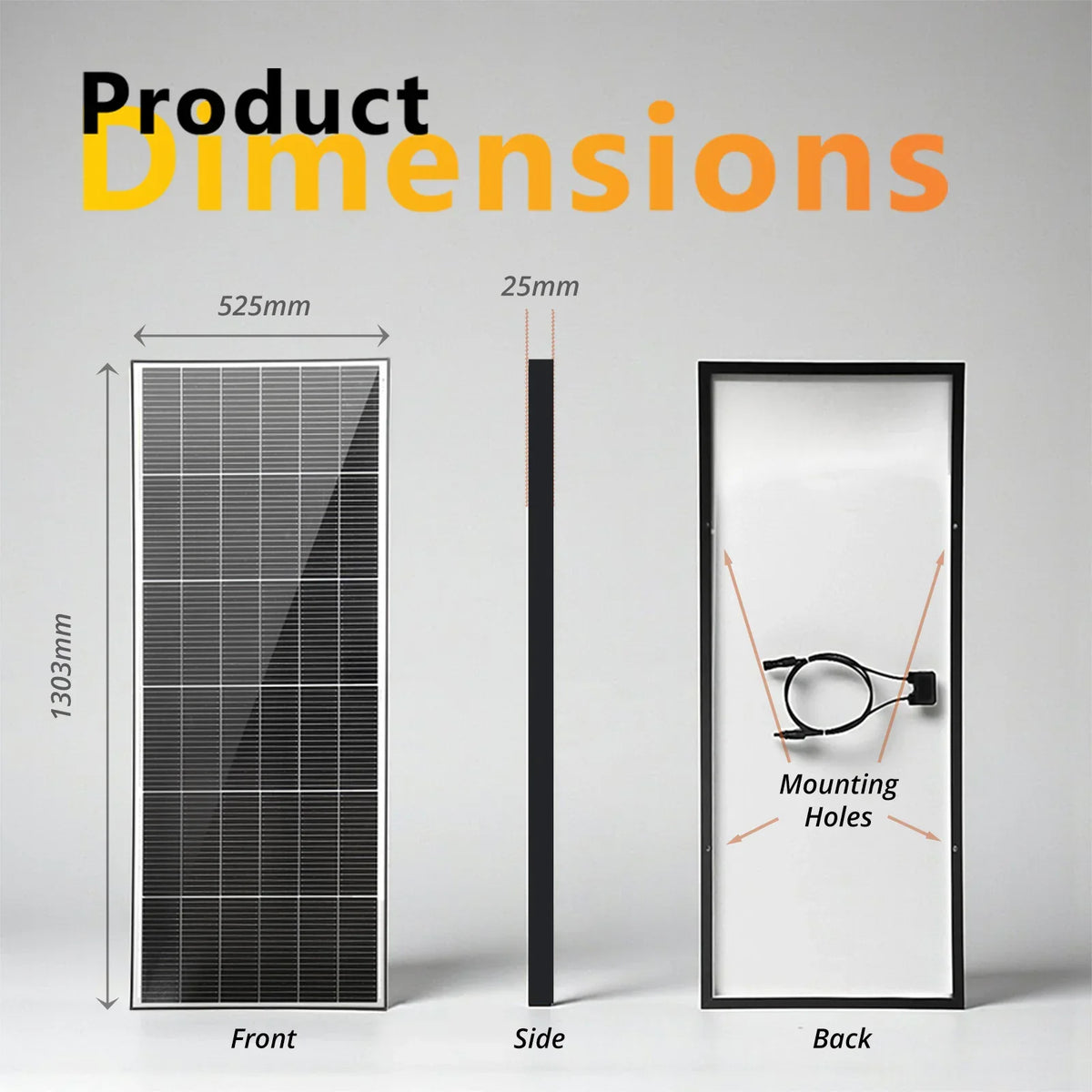 Exotronic 150W Fusion Fixed Solar Panel