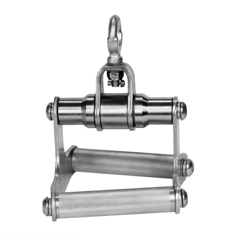 Solid Steel Seated Row Chinning Handle Cable Attachment