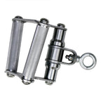 Solid Steel Seated Row Chinning Handle Cable Attachment