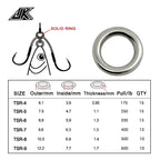 Reelfishing Tuf Steel Solid Dongle Rings