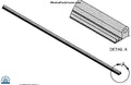 SP15488 - Amesbury Truth Casement Foam Filled Weather Strip Horizontal
