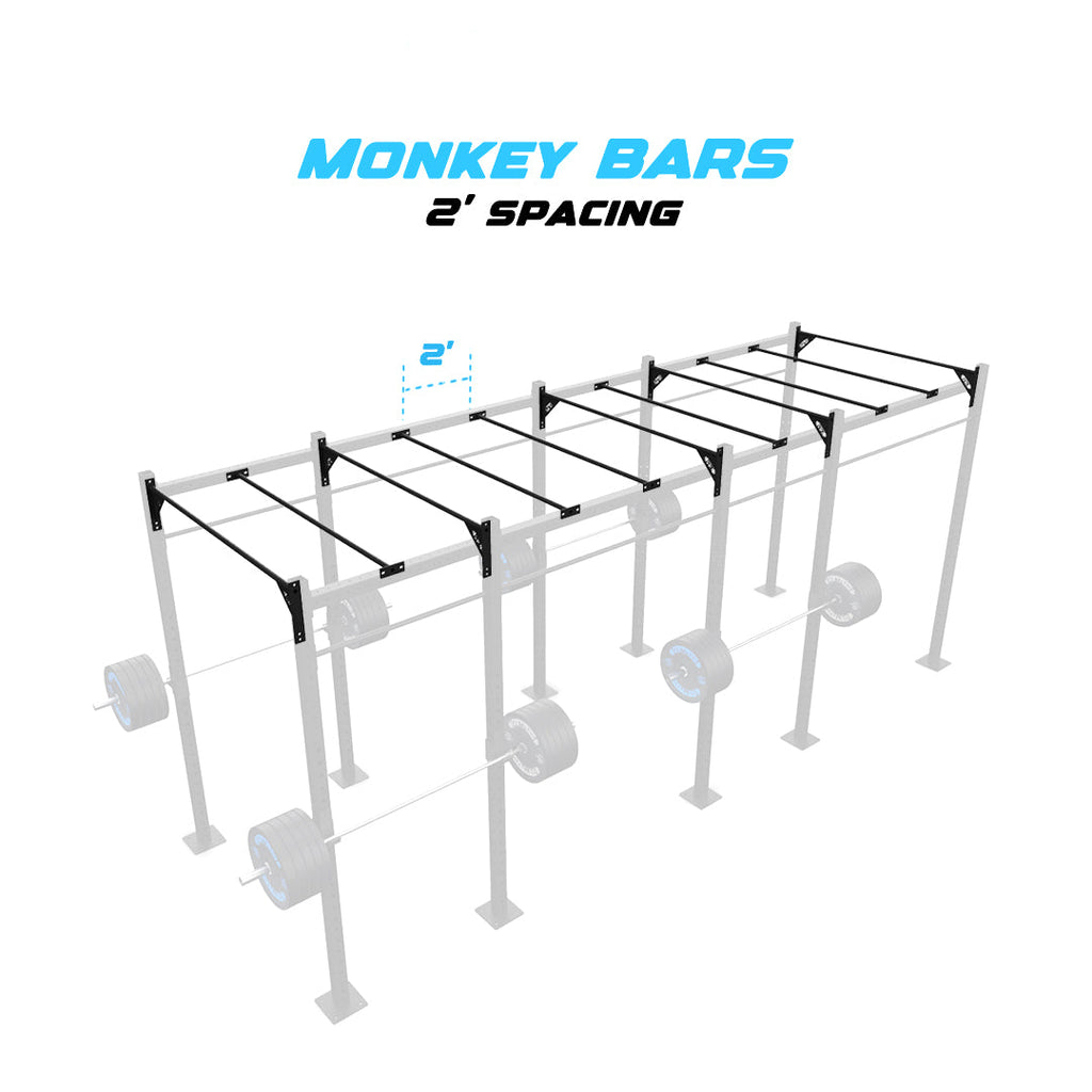 20' Freestanding Builder® Rig: Intermediate 1 w/ 2' Monkey Bar Spacing