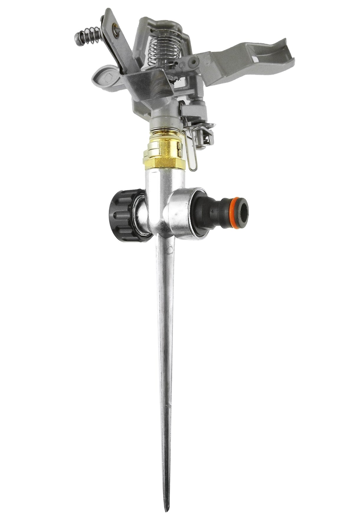 Pulsating Lawn Sprinkler - Metal with Metal Spike