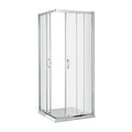 Foundry 5mm Glass Corner Entry Shower Enclosure - Chrome