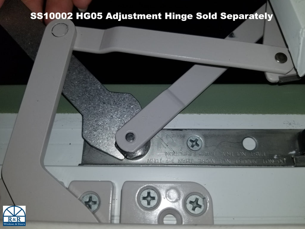 SS10004 - Roto North America HG05 13" Adjustable Hinge Kit For Casement Windows