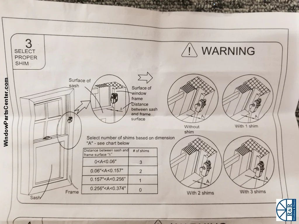 SS20006 - Window Operating Control Device Kit (WOCD)  50-2003 Series