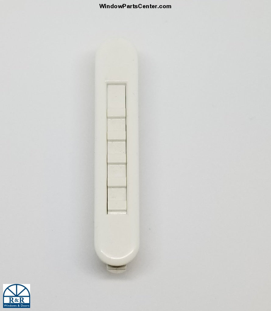 SS20011 - 7800 and 7900 Series Nigh Latch For   SuperSeal Vinyl Double Hung and Single Hung Window Part. Color White