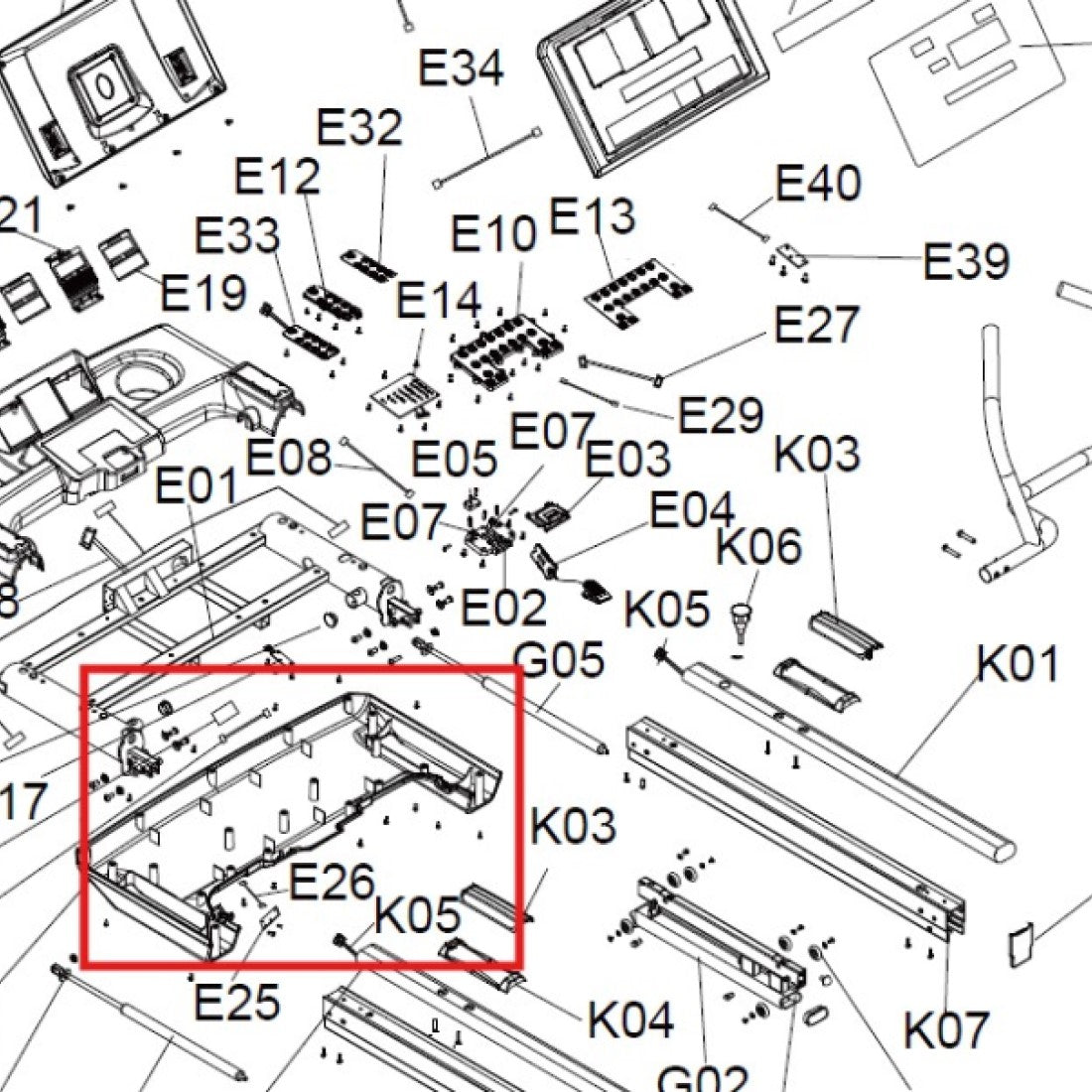 Xebex SledTrac 6000 and SledTrac Lite 5000 Parts
