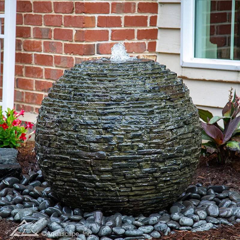 Aquascape Large Stacked Slate Sphere