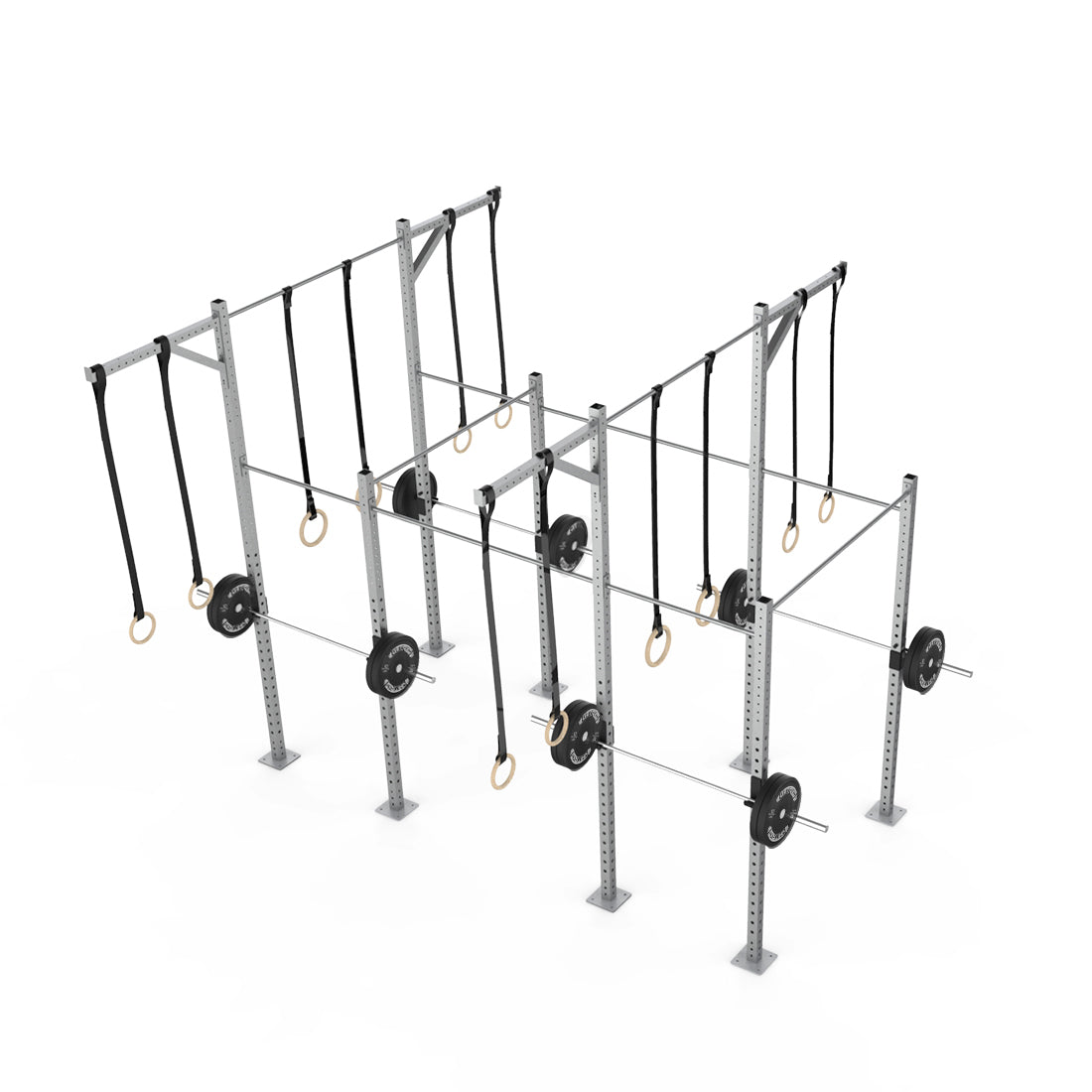 Galvanized Freestanding Expandable RMU 12' Height Pull-Up Rig