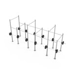 Galvanized Freestanding Expandable RMU 12' Height Pull-Up Rig